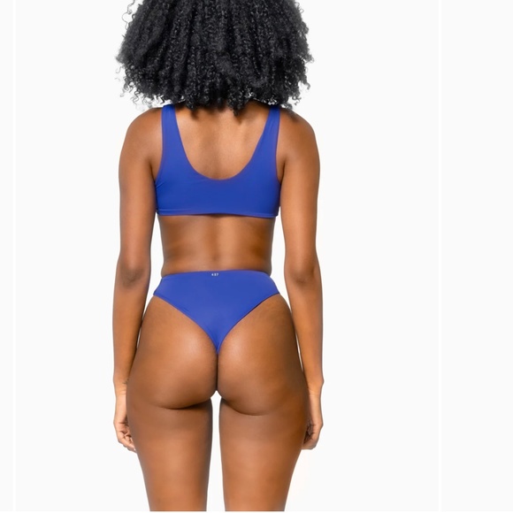437 Blue Cobalt Bathing Suit - Picture 2 of 3
